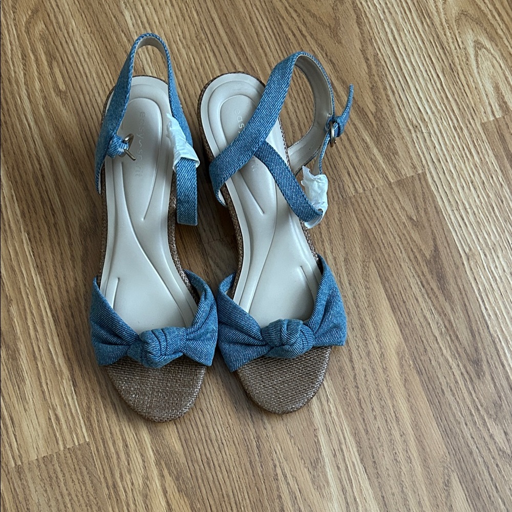 Easy Spirit Blue Denim Women's Sandals
